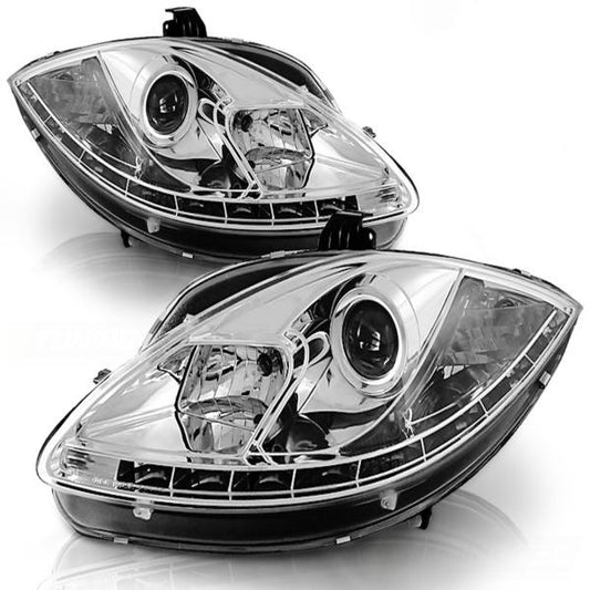 Scheinwerfer DRL LED Tagfahrlicht passend für Seat Leon 1P / Altea 5P Facel 09-15 Chrom