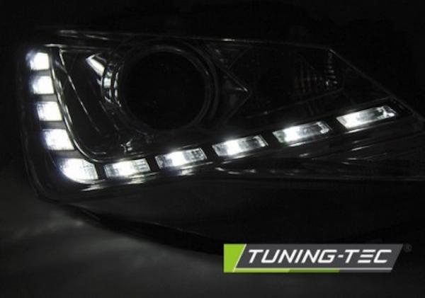 Scheinwerfer DRL LED Tagfahrlicht passend für Seat Ibiza 6J Facelift Bj. 12-15 Chrom