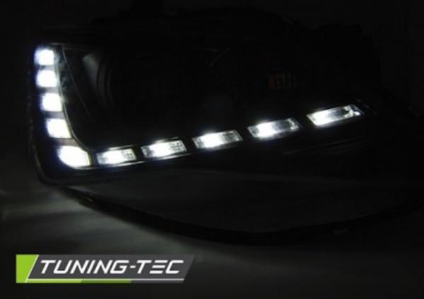 Scheinwerfer DRL LED Tagfahrlicht passend für Seat Ibiza 6J Facelift Bj. 12-15 Schwarz