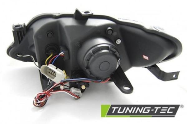 Scheinwerfer LED Tagfahrlicht Optik passend für Seat Ibiza 6J Bj. 08-12 Schwarz