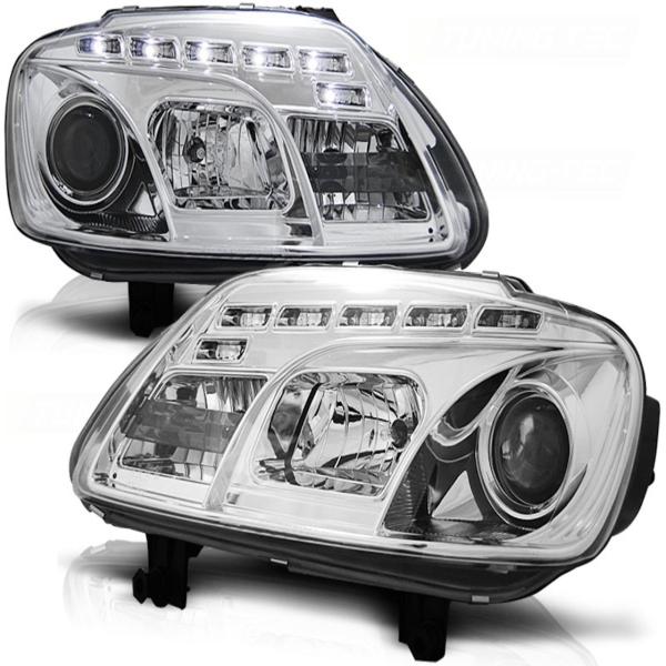 Scheinwerfer DRL LED Tagfahrlicht passend für VW Touran 1T3 / Caddy 3 Bj. 10-15 Chrom