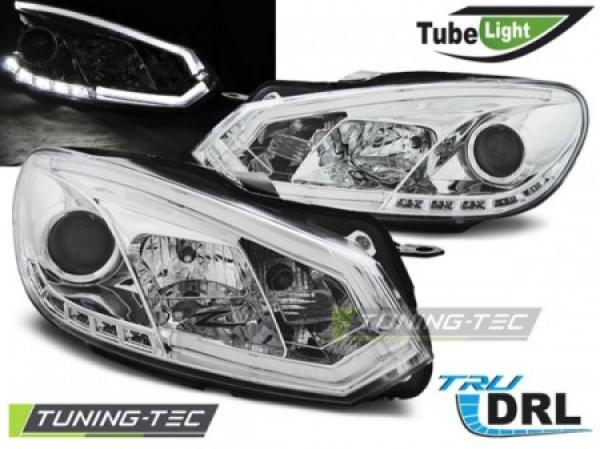 Scheinwerfer DRL LED Tagfahrlicht passend für VW Golf 6 Bj. 08-13 Chrom LTI
