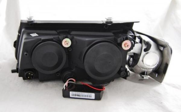 CCFL Angel Eyes Scheinwerfer passend für VW Passat 3B (B5) 96-00 chrom