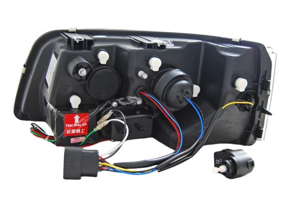 LED Tagfahrlicht Scheinwerfer passend für VW T5 03-09 chrom