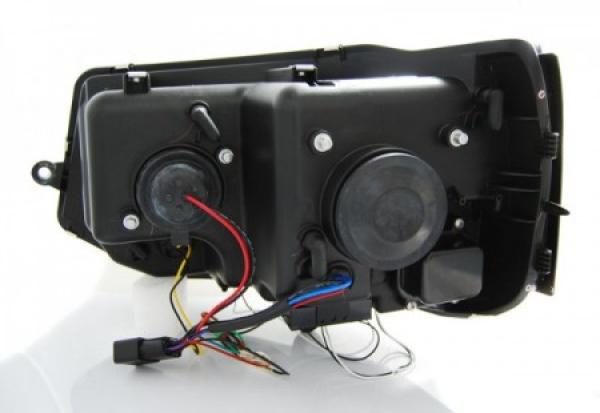 Scheinwerfer DRL LED Tagfahrlicht passend für VW T5 GP Facelift Bj. 10-15 Schwarz