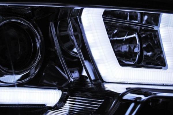 Scheinwerfer DRL LED Tagfahrlicht passend für VW T5 GP Facelift Bj. 10-15 Chrom