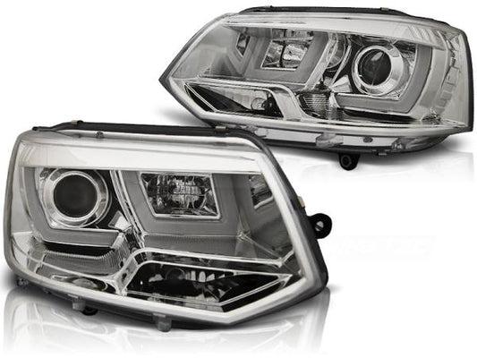 Scheinwerfer DRL LED Tagfahrlicht passend für VW T5 GP Facelift Bj. 10-15 Chrom