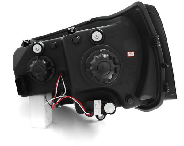 Scheinwerfer LED Lightbar Tagfahrlicht passend für VW T5 GP Facelift Bj. 09-15 Schwarz