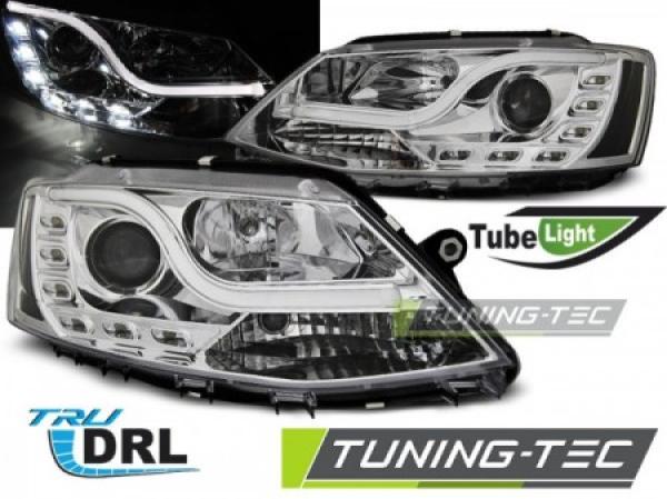 Scheinwerfer DRL LED Tagfahrlicht passend für VW Jetta 6 Bj. 11-18 Chrom LTI