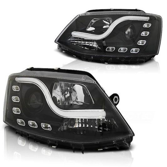 Scheinwerfer DRL LED Tagfahrlicht passend für VW Jetta 6 Bj. 11-18 Schwarz LTI