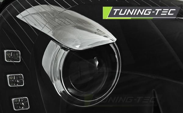 LED Tagfahrlicht Scheinwerfer passend für VW Golf 5 03-09 im Golf 6 Design