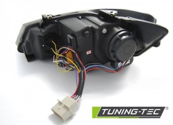 LED Tagfahrlicht Design Scheinwerfer passend für VW Polo 6R 09-14 chrom