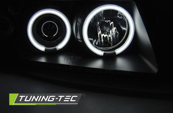 Scheinwerfer CCFL Angel Eyes passend für VW Passat 3B Bj. 96-00 Schwarz