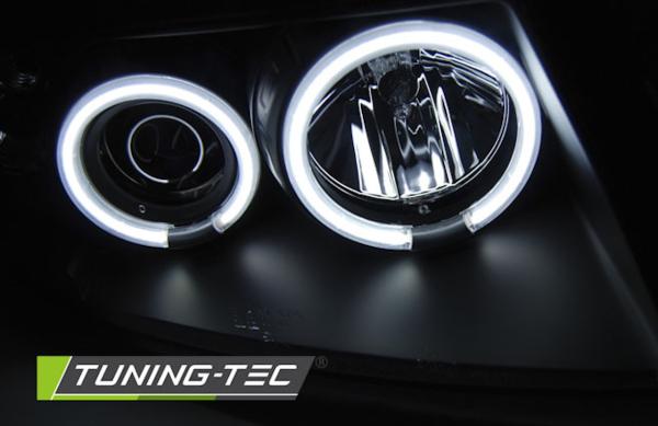 Scheinwerfer CCFL Angel Eyes passend für VW Passat 3B Bj. 96-00 Schwarz
