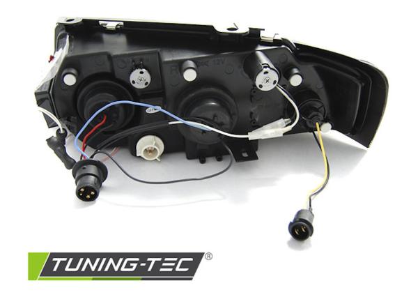 Scheinwerfer CCFL Angel Eyes passend für VW Passat 3B Bj. 96-00 Schwarz