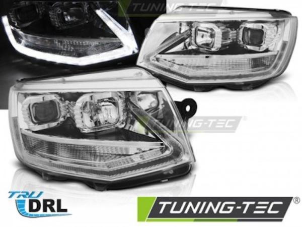 Scheinwerfer DRL LED Tagfahrlicht passend für VW T6 Bj. 15-19 Chrom