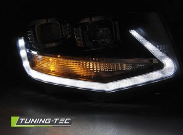 Scheinwerfer DRL LED Tagfahrlicht passend für VW T6 Bj. 15-19 Schwarz