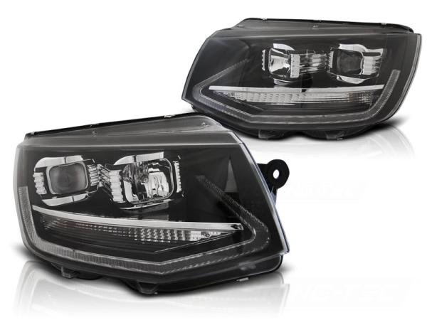 Scheinwerfer DRL LED Tagfahrlicht passend für VW T6 Bj. 15-19 Schwarz