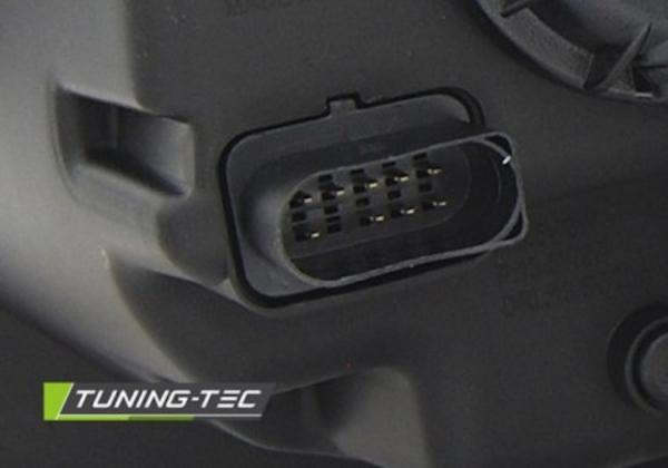 Scheinwerfer DRL LED Tagfahrlicht passend für VW T6 Bj. 15-19 Schwarz mit LED Blinker