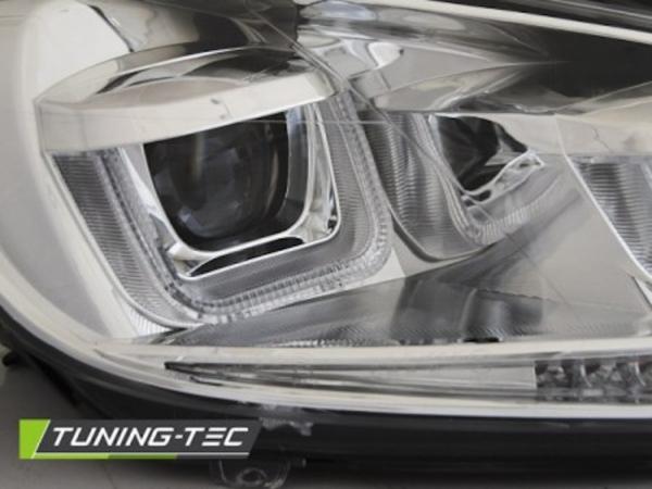 Scheinwerfer DRL LED Tagfahrlicht passend für VW Golf 6 08-13 chrom mit dynamichen Blinker