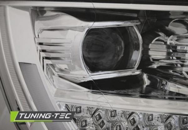 Scheinwerfer DRL LED Tagfahrlicht passend für VW T6 Bj. 15-19 Chrom mit dynamischen LED Blinker