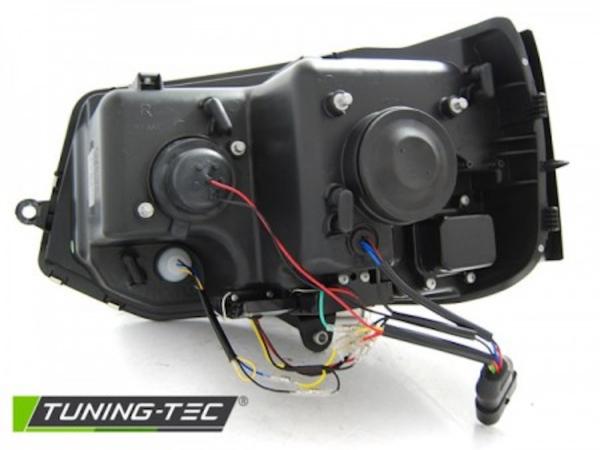 Tagfahrlicht Scheinwerfer passend für VW T5 GP (Facelift) 10-15 chrom dynamische LED Blinker