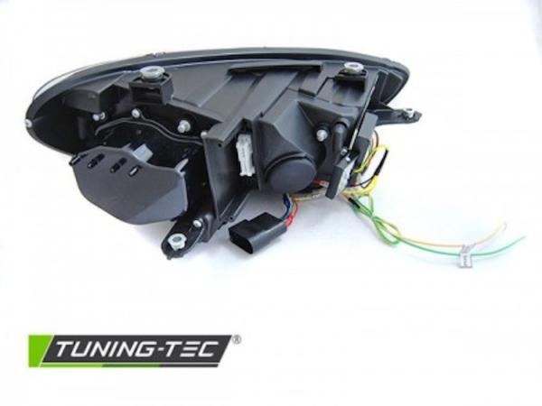 Xenon Scheinwerfer LED Tagfahrlicht passend für VW Scirocco 3  08- Schwarz dynamischen Blinker