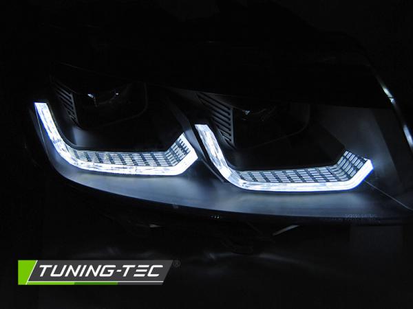 Scheinwerfer DRL LED Tagfahrlicht Lightbar passend für VW T6.1 Bus Bj. 2019- Schwarz
