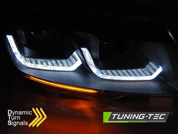 Scheinwerfer DRL LED Tagfahrlicht Lightbar passend für VW T6.1 Bus Bj. 2019- Schwarz