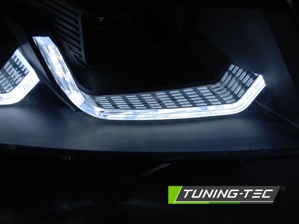 Scheinwerfer DRL LED Tagfahrlicht Lightbar passend für VW T6.1 Bus Bj. 2019- Schwarz