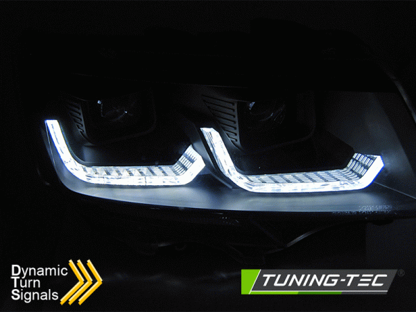 Scheinwerfer DRL LED Tagfahrlicht Lightbar passend für VW T6.1 Bus Bj. 2019- Schwarz