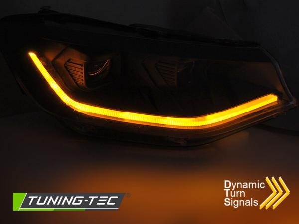 LED Tagfahrlicht Scheinwerfer passend für VW Caddy V/5 (SB) 20+ schwarz dynamische Blinker
