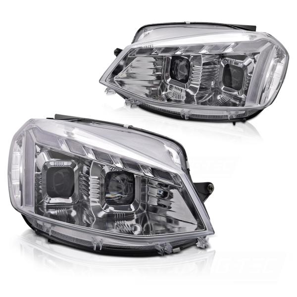 Scheinwerfer DRL LED Tagfahrlicht passend für VW Golf 7.5 VII Facelift Bj. 17-20 Chrom