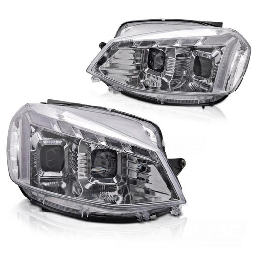 Scheinwerfer DRL LED Tagfahrlicht passend für VW Golf 7.5 VII Facelift Bj. 17-20 Chrom