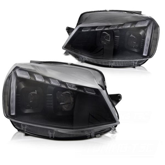 Scheinwerfer DRL LED Tagfahrlicht passend für VW Golf 7.5 VII Facelift Bj. 17-20 Schwarz