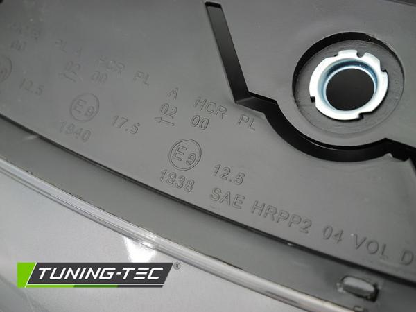 Scheinwerfer Klarglas passend für VW Passat 3C B6 Bj. 05-10 Schwarz