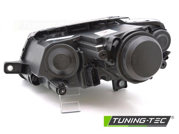 Scheinwerfer Klarglas passend für VW Passat 3C B6 Bj. 05-10 Schwarz