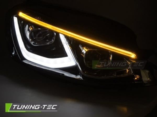 VOLL LED Scheinwerfer Set passend für VW Golf 7 12-17 schwarz mit dyn. Blinker