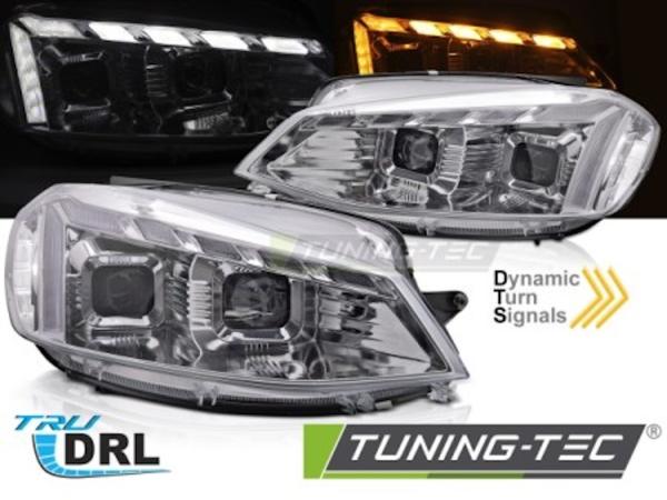 Scheinwerfer DRL LED Tagfahrlicht passend für VW Golf 7.5 VII Facelift Bj. 17-20 Chrom