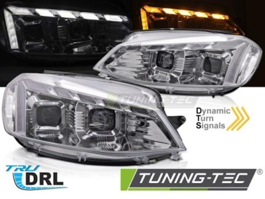 Scheinwerfer DRL LED Tagfahrlicht passend für VW Golf 7.5 VII Facelift Bj. 17-20 Chrom