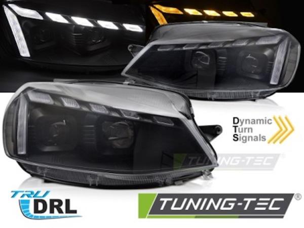 Scheinwerfer DRL LED Tagfahrlicht passend für VW Golf 7.5 VII Facelift Bj. 17-20 Schwarz