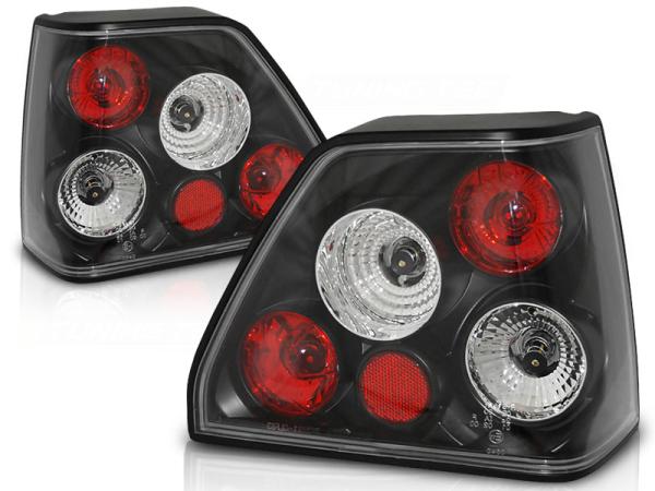 Rückleuchten passend für VW Golf 2 (II) 83-91 schwarz/klar