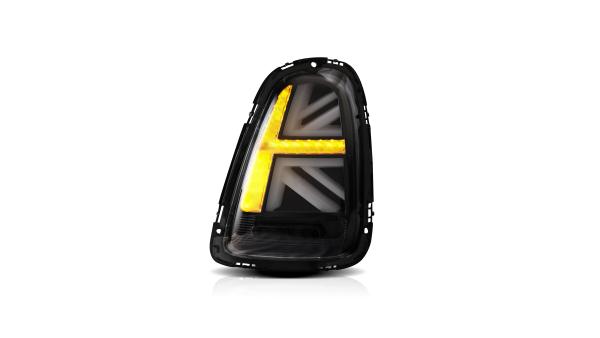 Voll LED Rückleuchten passend für Mini Cooper R56 R57 R58 R59 2007-2013 Klar schwarz