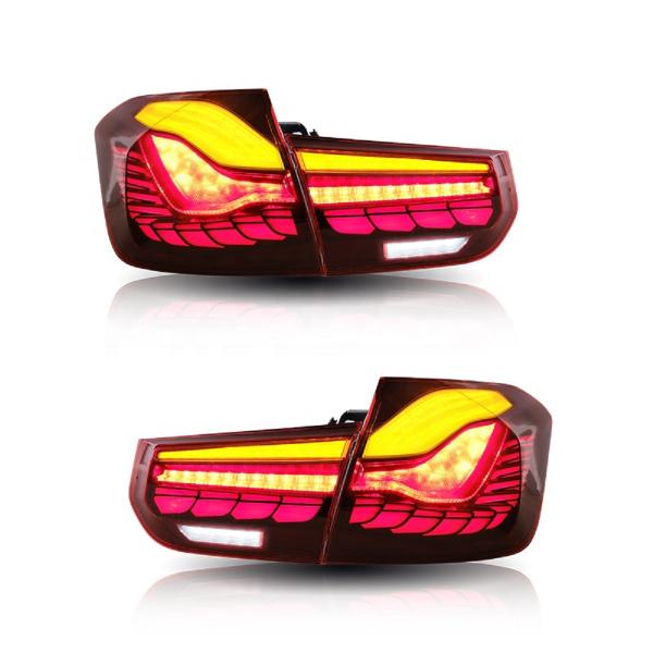 Voll LED Rückleuchten passend für BMW 3er F30 F35 F80 2011 - 2019 Rot in OLED Technik