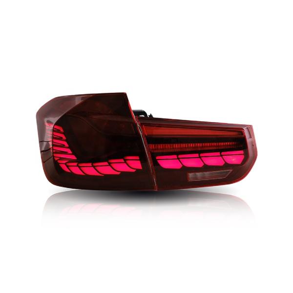 Voll LED Rückleuchten passend für BMW 3er F30 F35 F80 2011 - 2019 Rot in OLED Technik