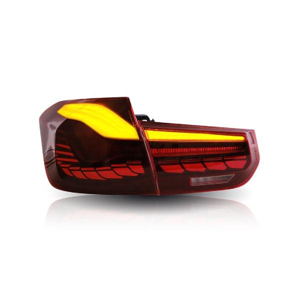 Voll LED Rückleuchten passend für BMW 3er F30 F35 F80 2011 - 2019 Rot in OLED Technik