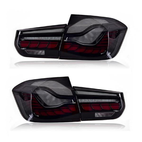 Voll LED Rückleuchten passend für BMW 3er F30 F35 F80 2011 - 2019 Smoke in OLED Technik