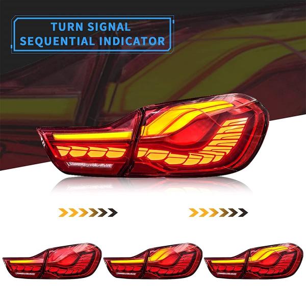 Voll LED Rückleuchten passend für BMW F32 F33 F36 F82 Bj. 2013-2021 rot OLED Technik