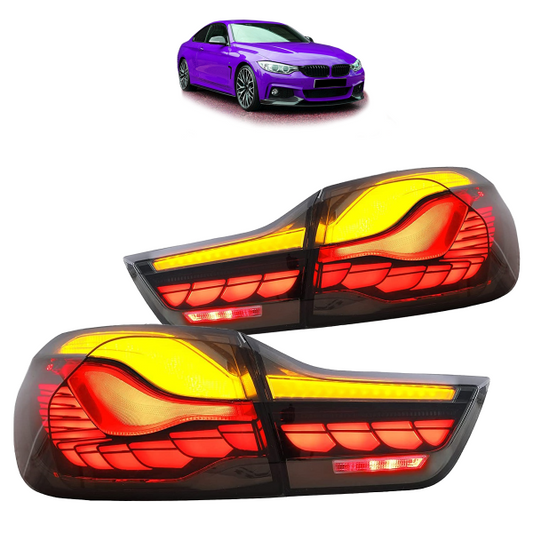 Voll LED Rückleuchten passend für BMW F32 F33 F36 F82 Bj. 2013-2021 smoke OLED Technik