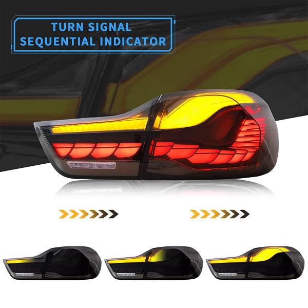 Voll LED Rückleuchten passend für BMW F32 F33 F36 F82 Bj. 2013-2021 smoke OLED Technik